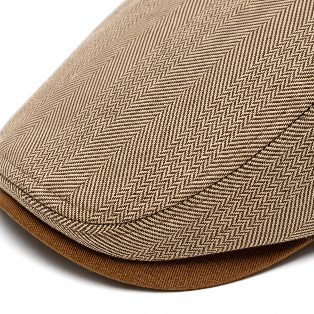 Marlow - Men's Ultra Comfortable Herringbone Cap