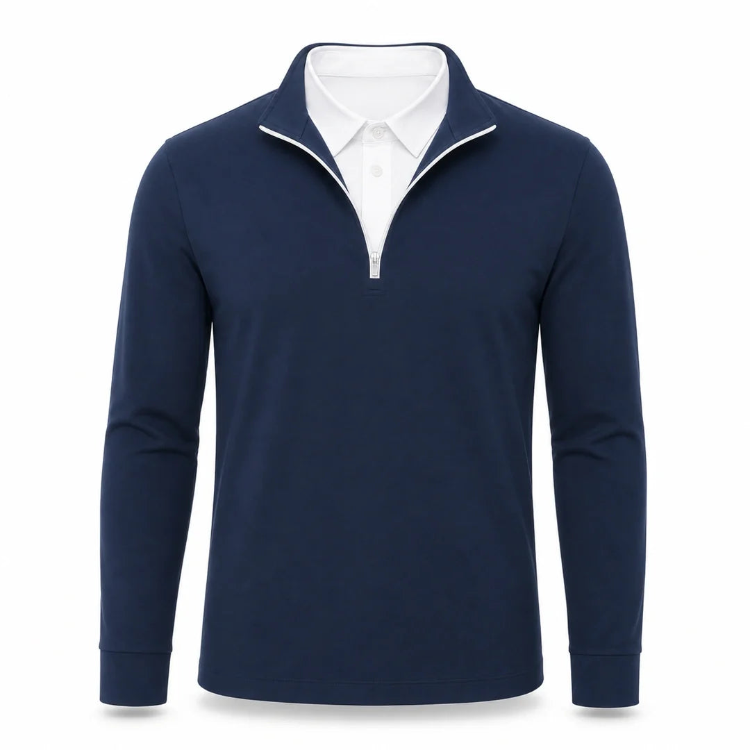 Leon - Men’s Ultra Comfortable 2-in-1 Quarter-Zip
