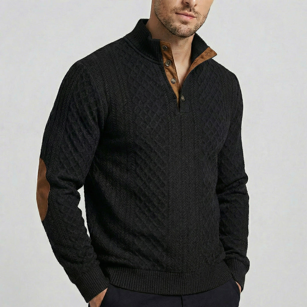 Crown - Men's Classic High Collar Pullover