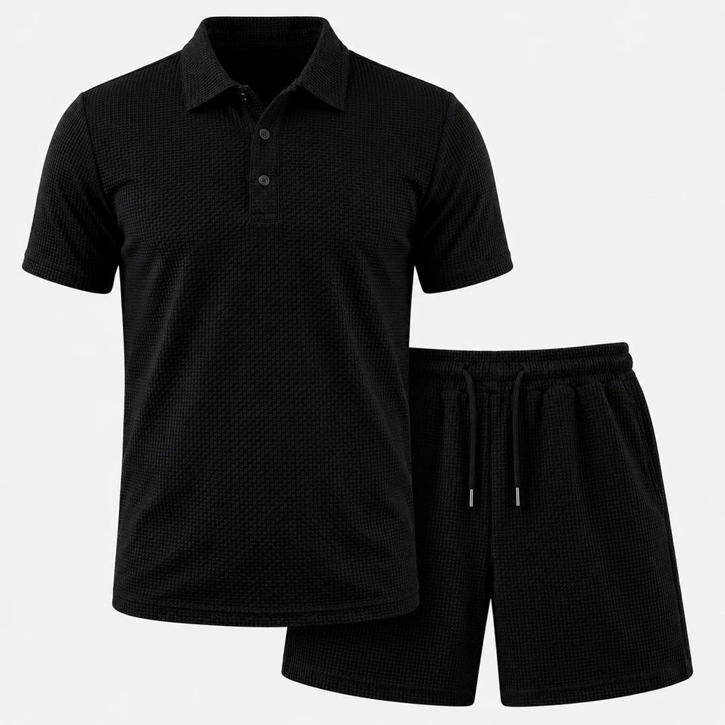 Capri Set – Men’s Ultra Comfortable Shorts and Polo Shirt